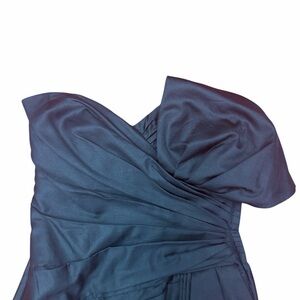 Victor Costa Black Strapless Dress